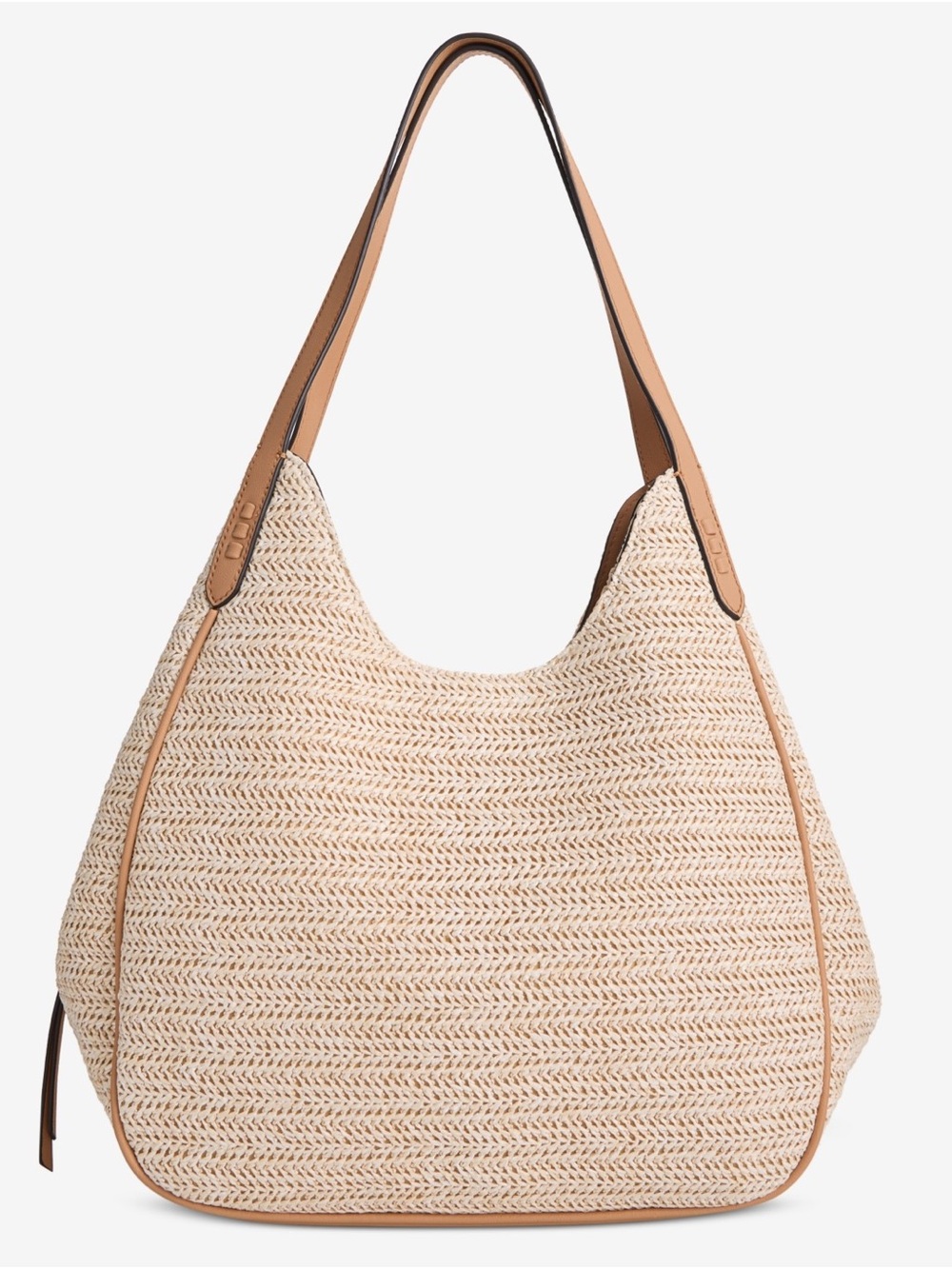 Style & Co Straw Medium 4-Poster Tote, Exclusively at Macy's - Natural